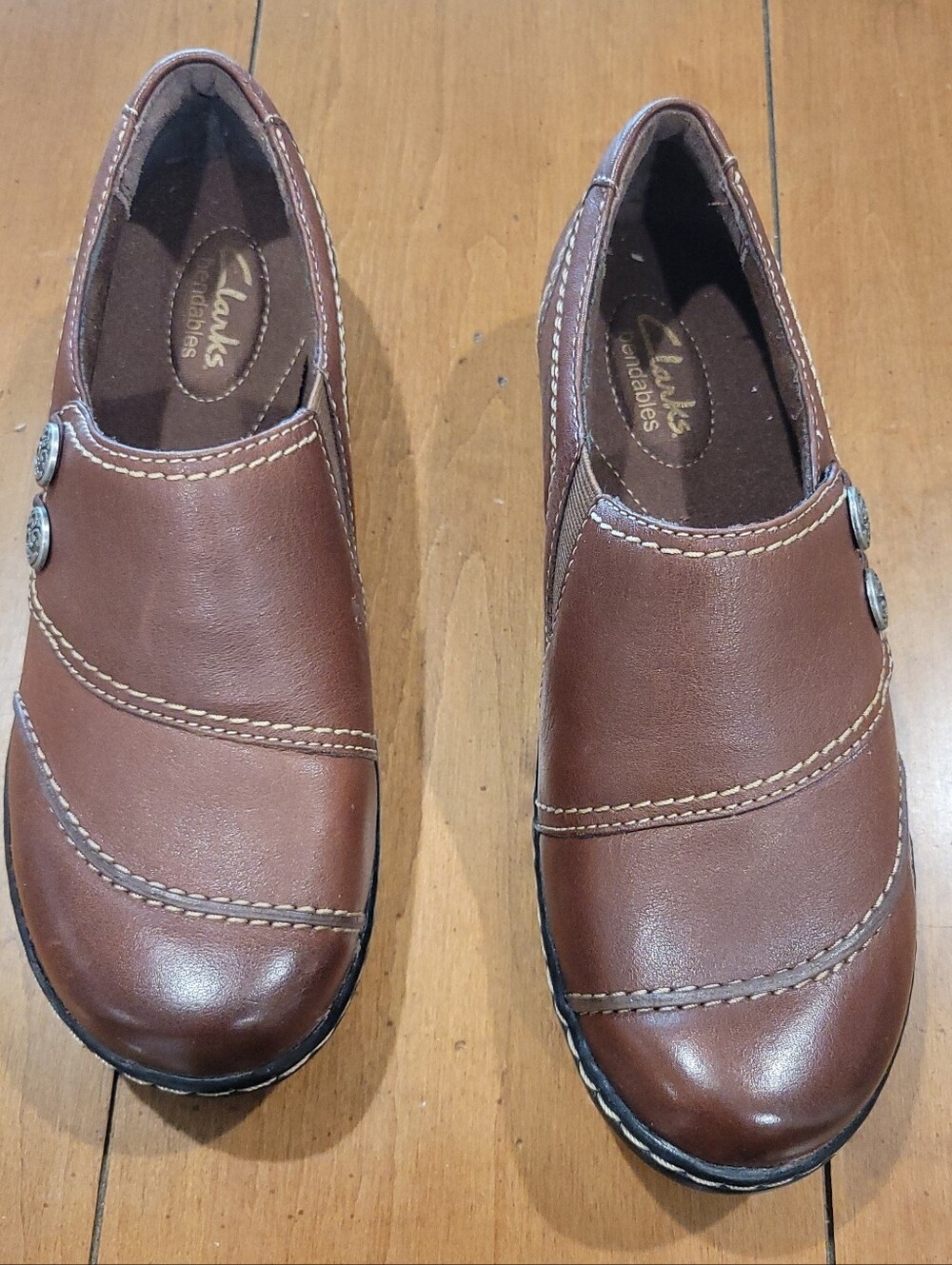 Clarks Bendables Brown 7.5 M Shoes New No Box